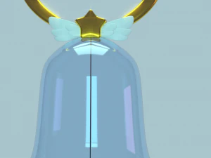 carillon di cristallo campana chibiusa di cristallo di Sailor Moon Modello 3D