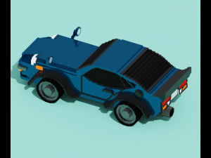 nissan fairlady-z-s30 voxel edits 3D 模型