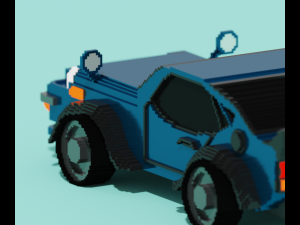 nissan fairlady-z-s30 voxel edits 3D Model