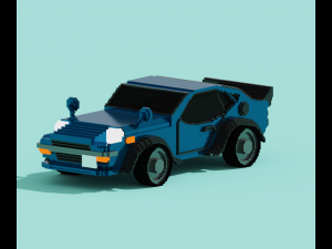 nissan fairlady-z-s30 voxel edits 3D Model