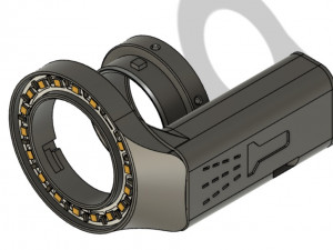 Flashlight to illuminate the painting area 3D 打印模型