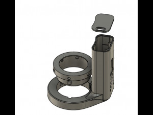 Flashlight to illuminate the painting area 3D प्रिंट मॉडल