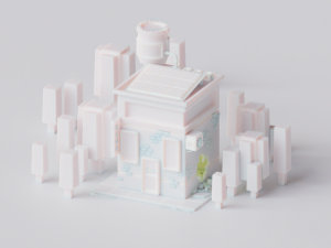 bank scene Modelo 3D