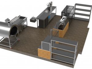 restaurant kitchen 3D मॉडल