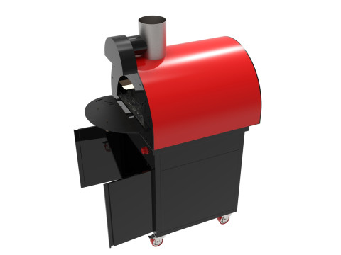 OVEN BASE CBINET 2 DOORS 3D Model