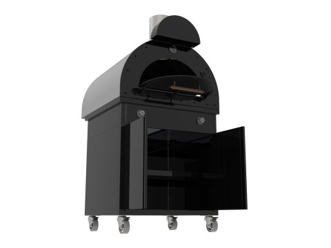 OVEN BASE CBINET 2 DOORS 3D Model