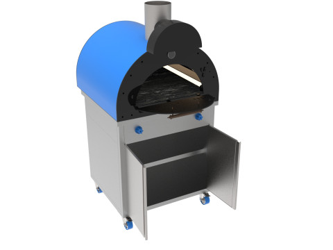 OVEN BASE CBINET 2 DOORS 3D Model