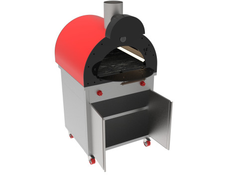 OVEN BASE CBINET 2 DOORS 3D Model