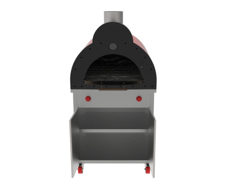 OVEN BASE CBINET 2 DOORS 3D Model