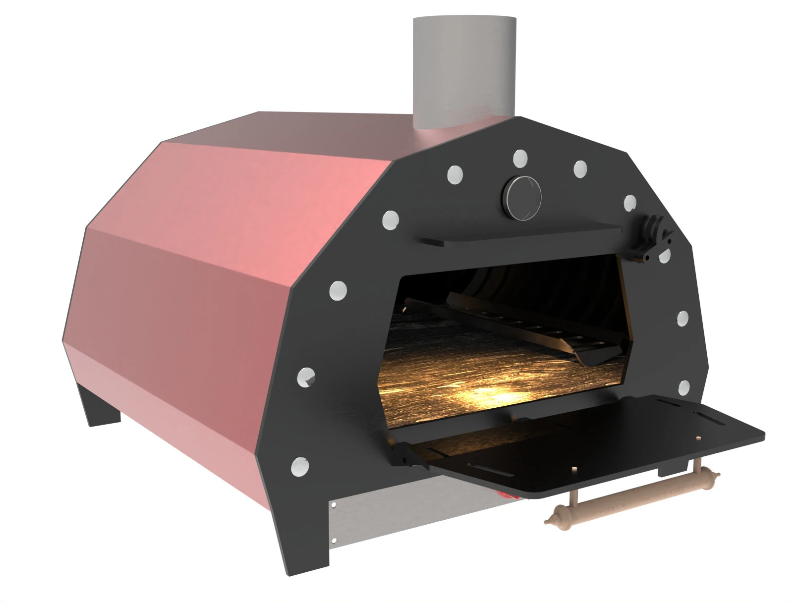 PIZZA OVEN FOR MADE 3D Model .c4d .max .obj .3ds .fbx .stl .blend