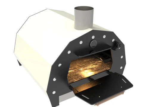 PIZZA OVEN FOR MADE 3D Model
