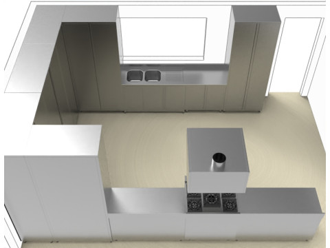 COCINA 02 Modelo 3D