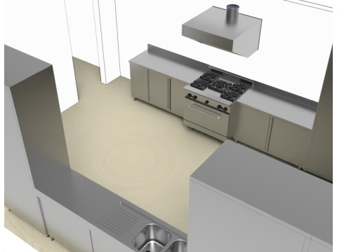 COCINA 02 Modelo 3D