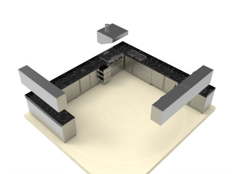 COCINA 03 Modelo 3D