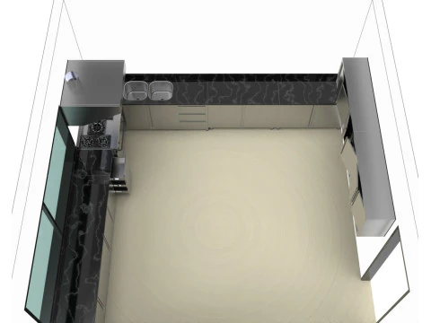 KITCHEN 03 3D Model