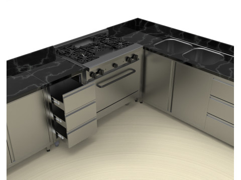 KEUKEN 03 3D Model