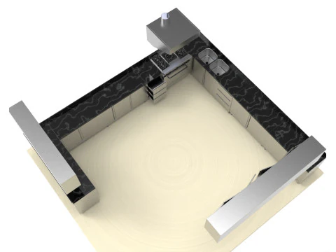 KITCHEN 03 3D Model