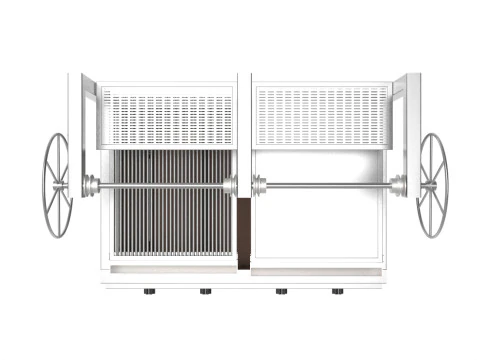 燃气烧烤炉熔岩1200X800X1500mm 3D 模型