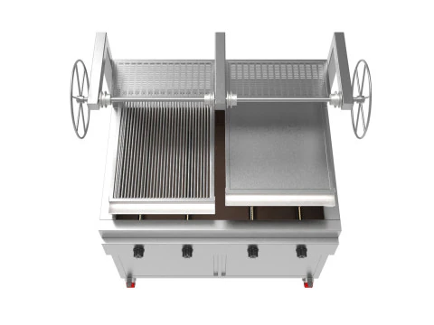 燃气烧烤炉熔岩1200X800X1500mm 3D 模型