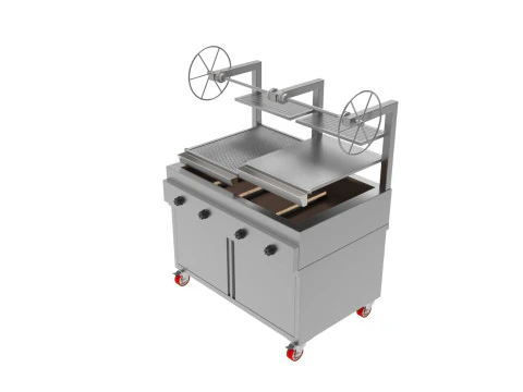 燃气烧烤炉熔岩1200X800X1500mm 3D 模型