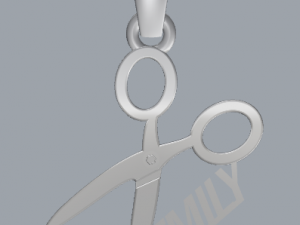 customized name sterling silver pendant 3D प्रिंट मॉडल