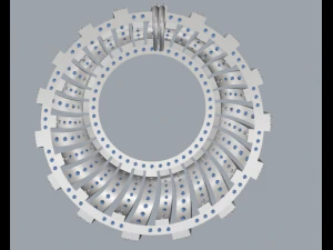 pave diamond sterling silver round geometrical pendant jewelry 3D Print Model