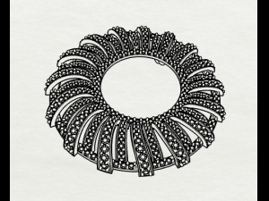 pave diamond sterling silver round geometrical pendant jewelry 3Dプリントモデル