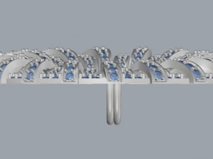 pave diamond sterling silver round geometrical pendant jewelry 3D Print Model