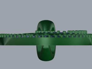 pave diamond sterling silver oval filigree geometrical pendant jewellery 3D Print Model