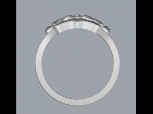 sterling silver dog ring jewelry 3D प्रिंट मॉडल