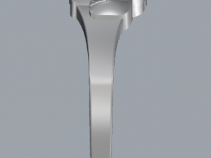 sterling silver dog ring jewelry 3D प्रिंट मॉडल