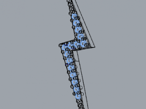 925 sterling silver diamond thunder pendant Modelo de Impressão 3D