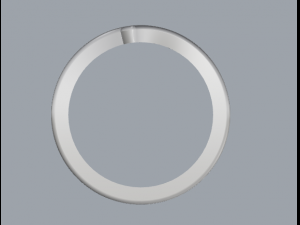 sterling silver bypass ring jewelry Modelo de Impressão 3D