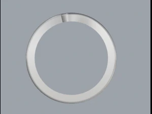 sterling silver bypass ring jewelry 3D Print Model