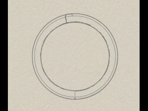 sterling silver bypass ring jewelry 3D Print Model