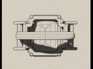 sterling silver 3 stone ring jewelry 3D Print Model