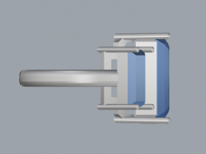 sterling silver 3 stone ring jewelry 3D Print Model