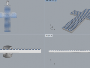 pave diamond sterling silver cross religious pendant jewelry 3D Print Model