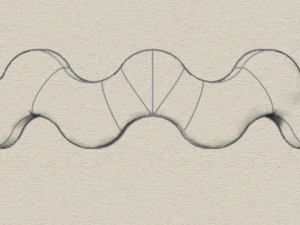 waves designer plain silver ring jewelry 3D Print Model