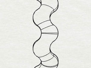 waves designer plain silver ring jewelry 3D Print Model