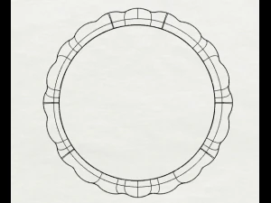 waves designer plain silver ring jewelry 3D Print Model