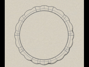 waves designer plain silver ring jewelry 3D Print Model