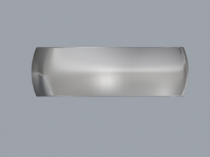sterling silver single square gents ring Modelo de Impressão 3D