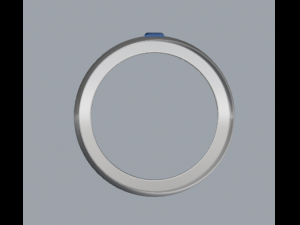 sterling silver single square gents ring Modelo de Impressão 3D