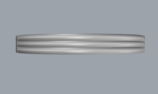 925 sterling silver plain silver ring Model do druku 3D .c4d .max .obj .3ds .fbx .stl .blend 