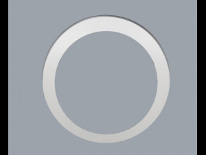 925 sterling silver plain silver ring Model do druku 3D
