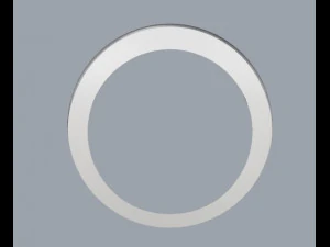 925 sterling silver plain silver ring 3D Print Model