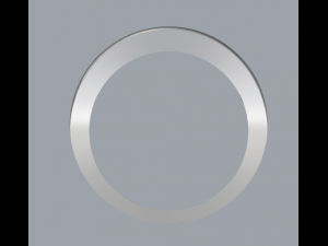 925 sterling silver plain silver ring Model do druku 3D