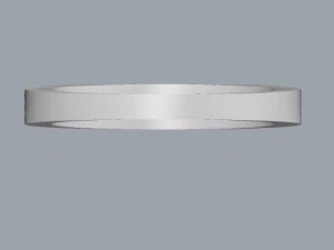 925 sterling silver plain silver ring 3D Print Model