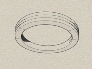 925 sterling silver plain silver ring 3D Print Model